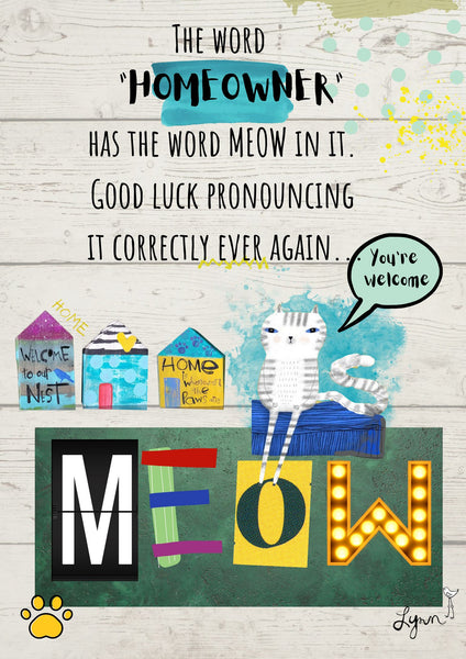 Greeting Card-New! HoMEOWner