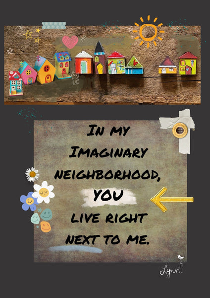 Greeting Card-New! Neighborhood
