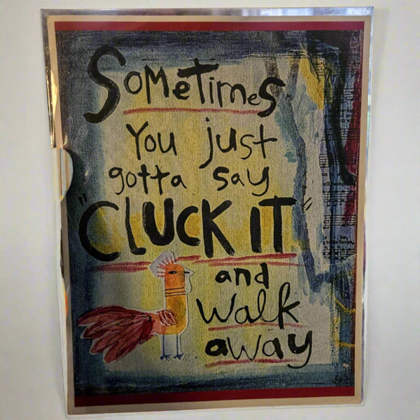 Art Print- Chicken Cluck