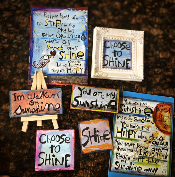 Mini Canvas & Easel-my Sunshine