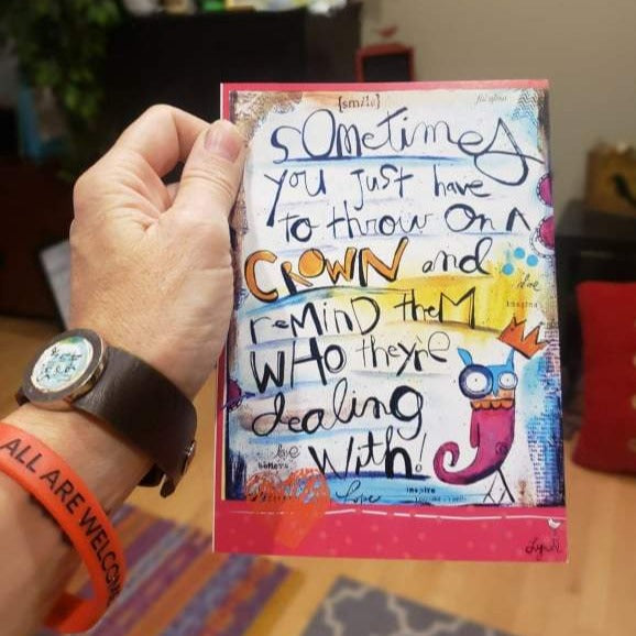 Greeting Card- CROWN