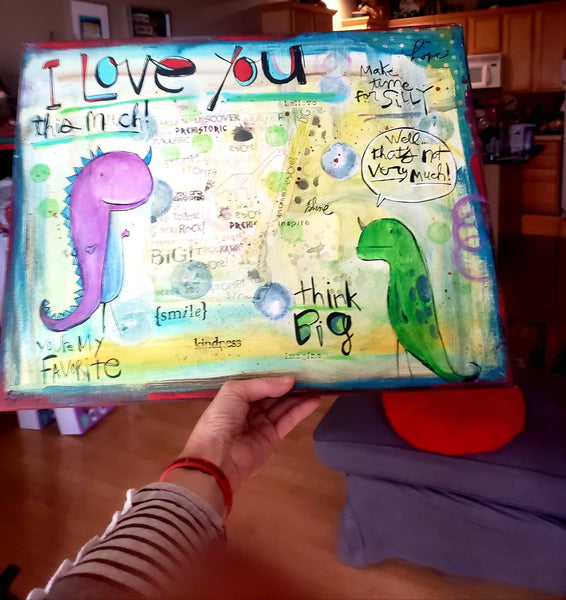 Canvas Original Dinos