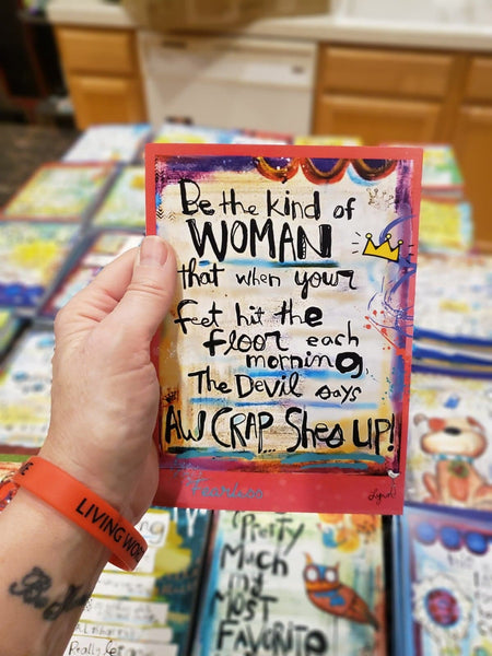 Greeting Card Devil WomanNew