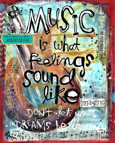 Music Art print