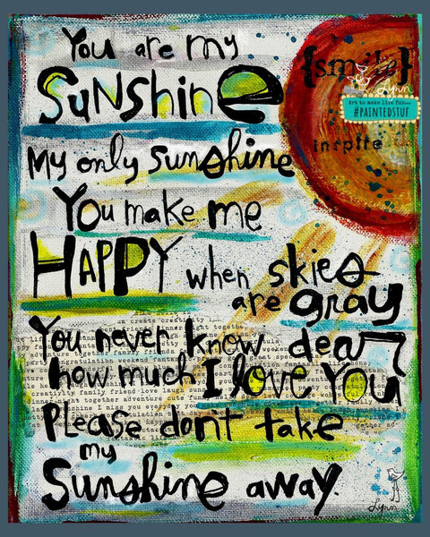 Sunshine print