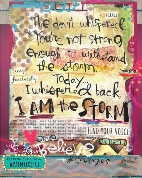 Print I am the Storm