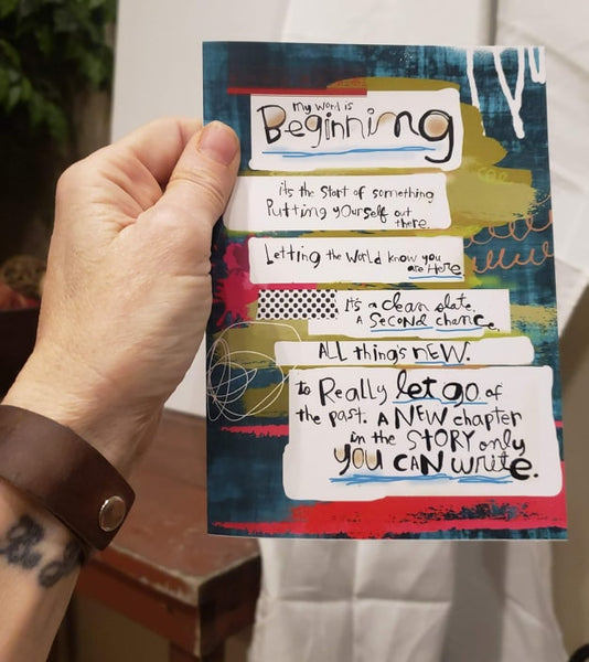 Greeting card- Beginning