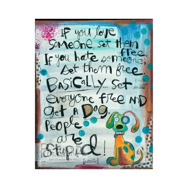 Greeting Card- Get a Dog