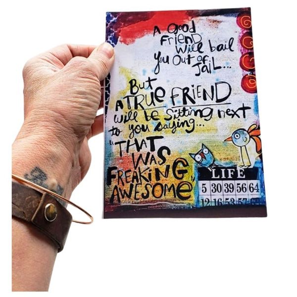 Greeting Card- Friend JAIL