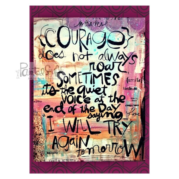 Greeting Card- Courage