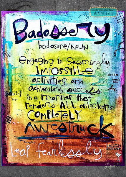 Badassery card