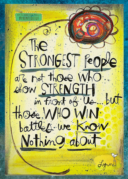 Greeting Card New Strongest