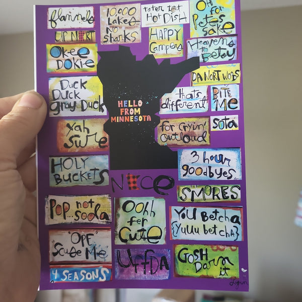 Greeting Card New HELLO MN