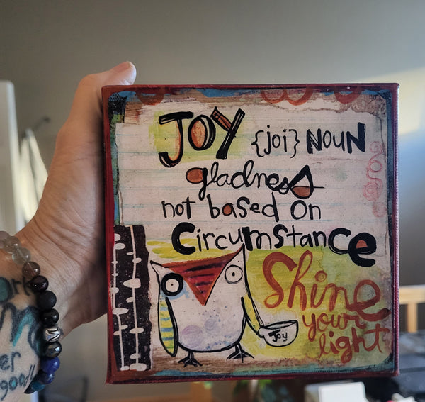 JOY meaning canvas