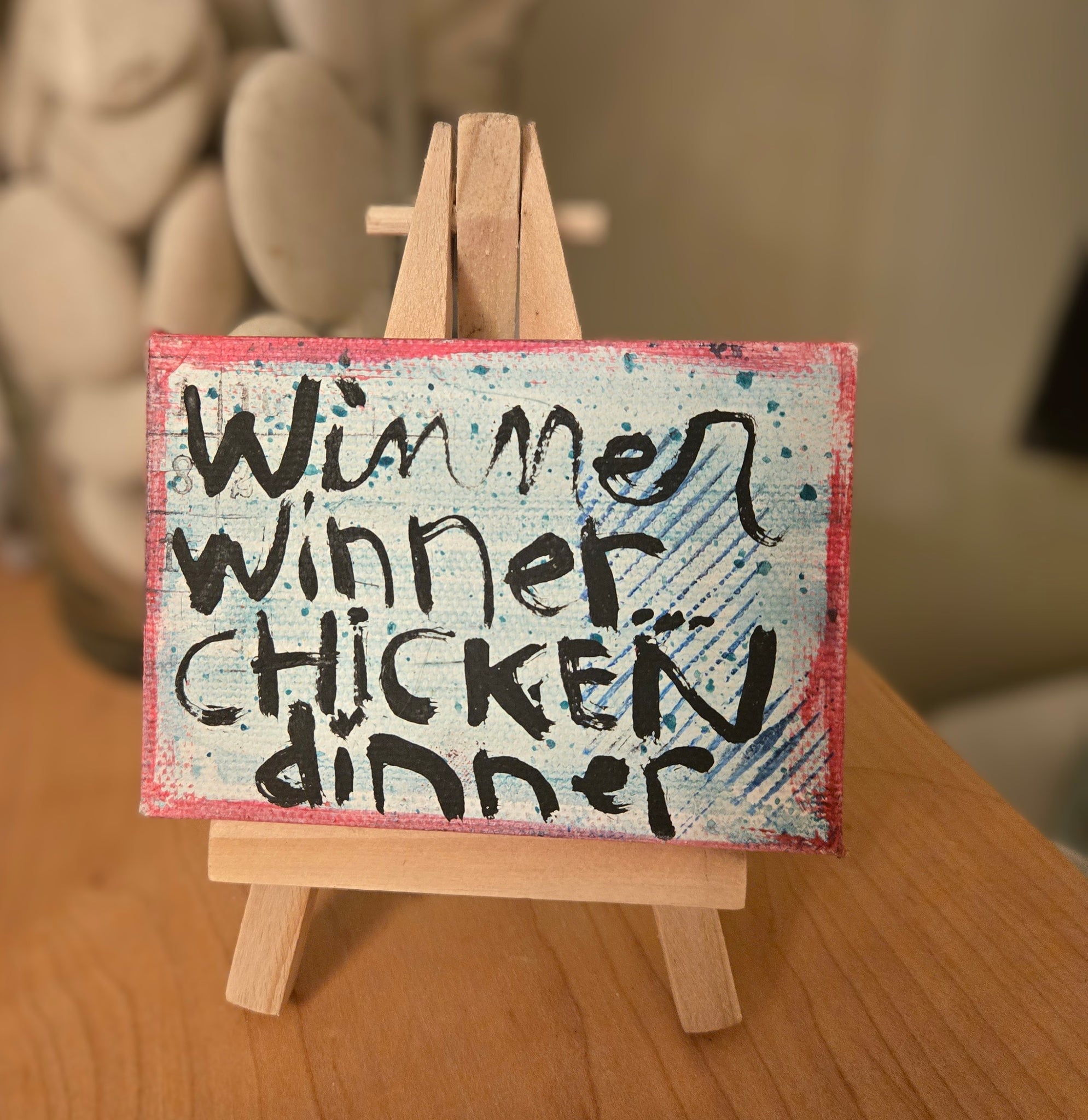 Mini Canvas & Easel-Chicken Dinner