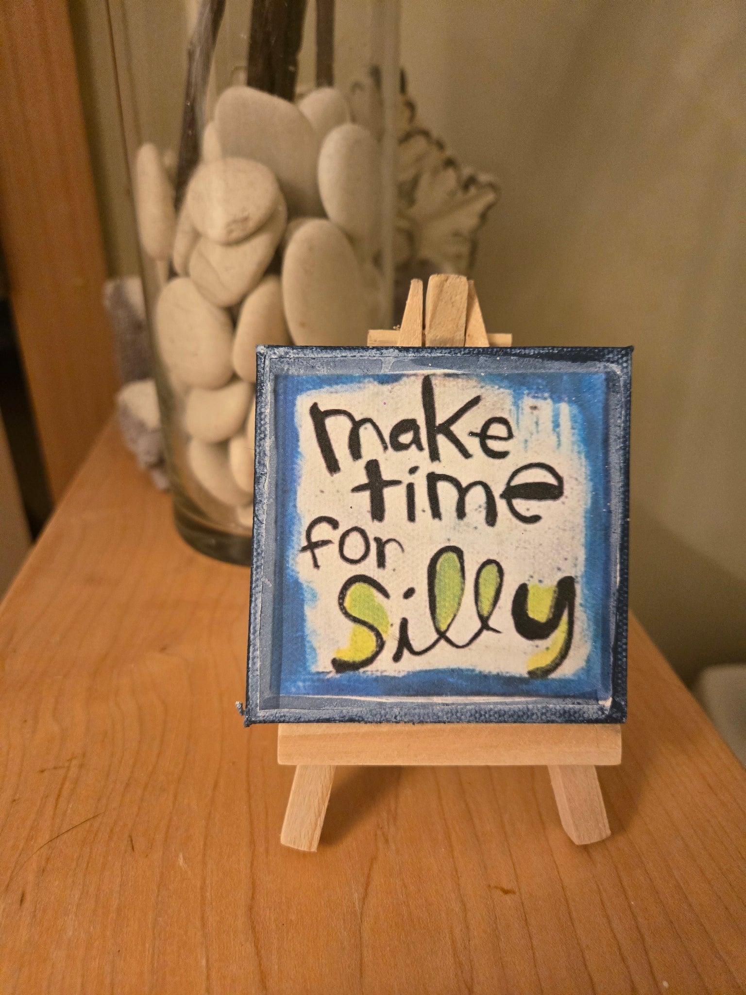 Mini Canvas & Easel-Silly