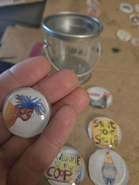 Magnet Set-Chickens