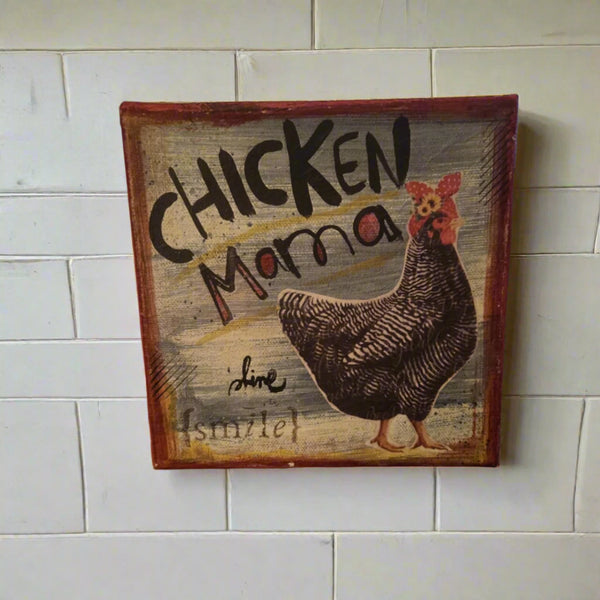 Canvas Art- Chicken Mama