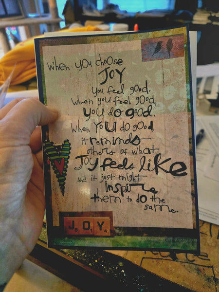 Greeting Card JOY!