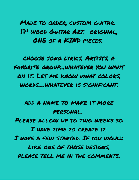 Guitar-Custom Art
