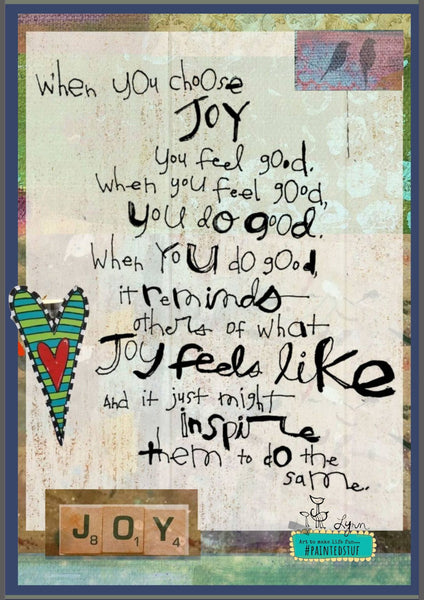 Greeting Card JOY!