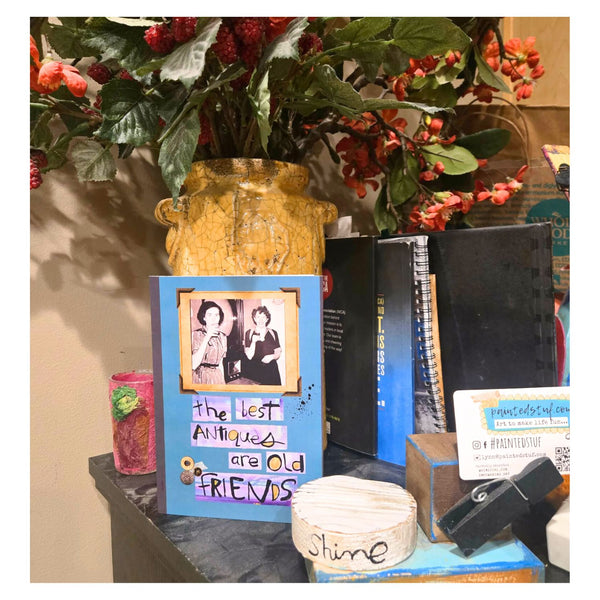 Greeting Card NEW! Antique Friends