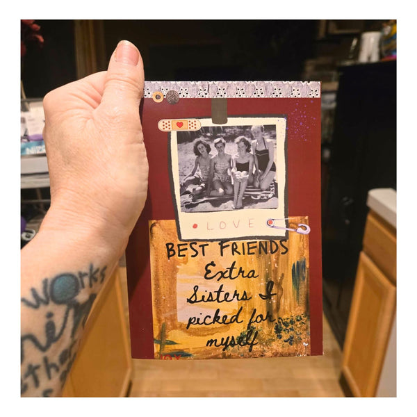 Greeting Card NEW! Extra Sisters
