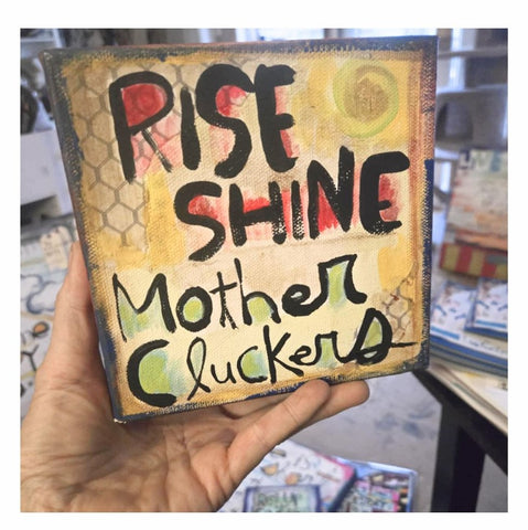 Canvas Art- Chicken Rise