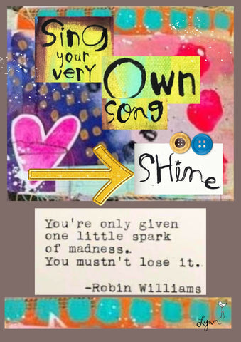 Greeting Card NEW Sing OWN Song
