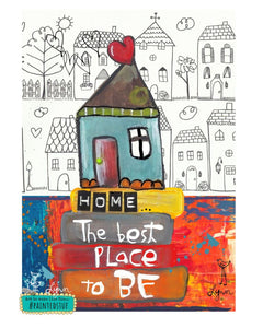 Greeting Card-New! HOME