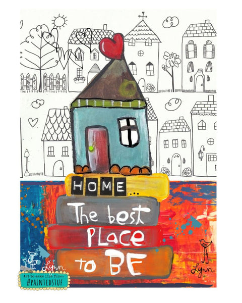 Greeting Card-New! HOME