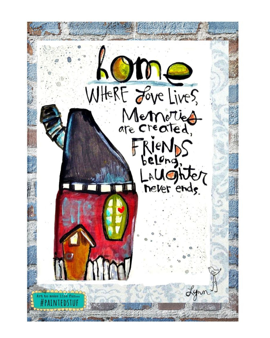 Greeting Card-New! HOME