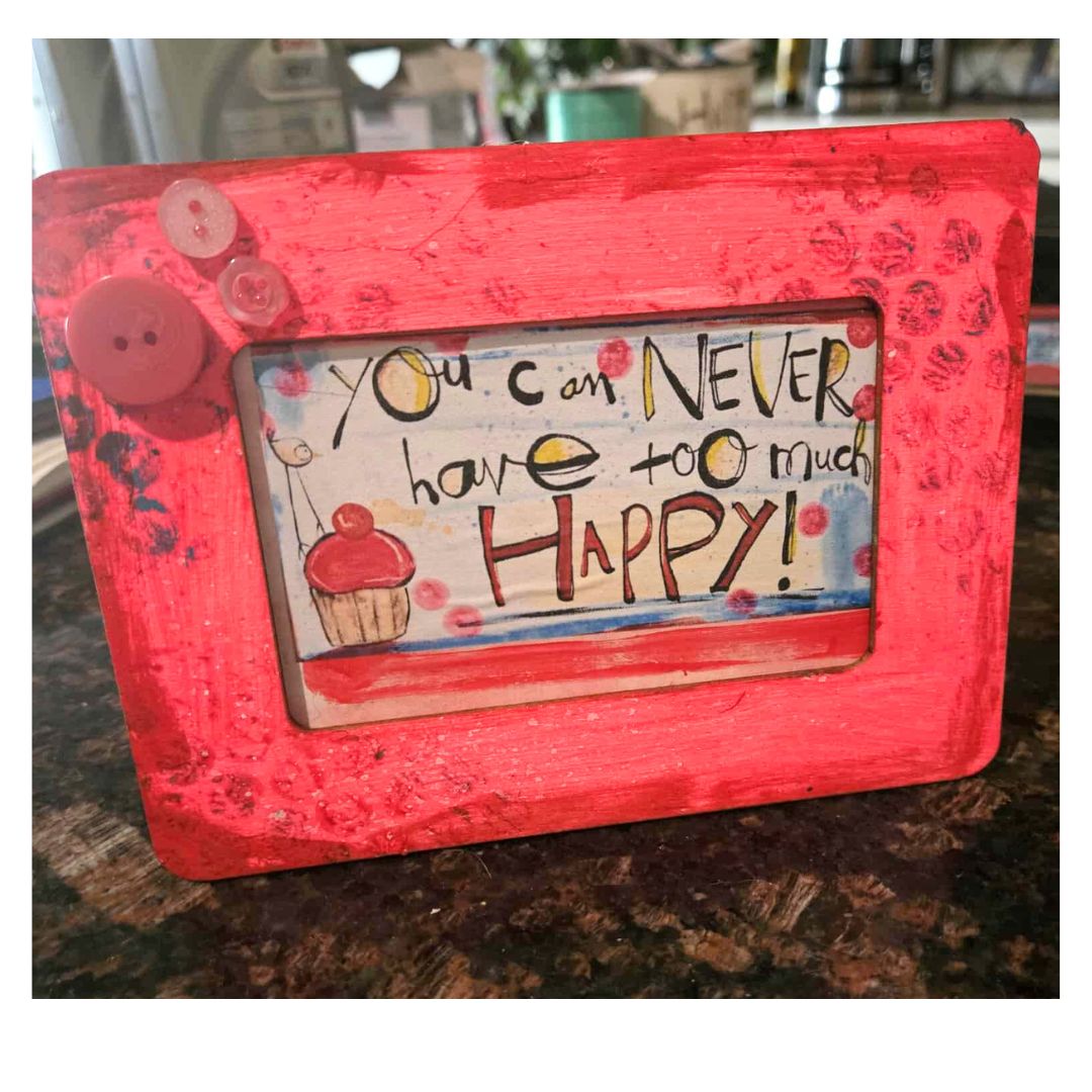 NEW! Framed! Happy