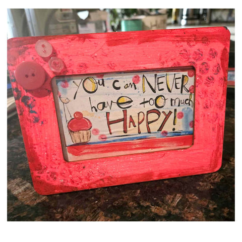 NEW! Framed! Happy