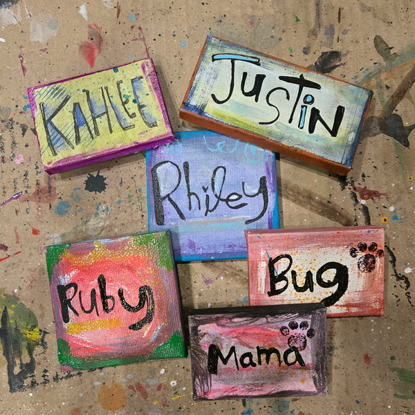 Personalized 7x14 Canvas