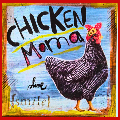 Canvas Art- Chicken Mama