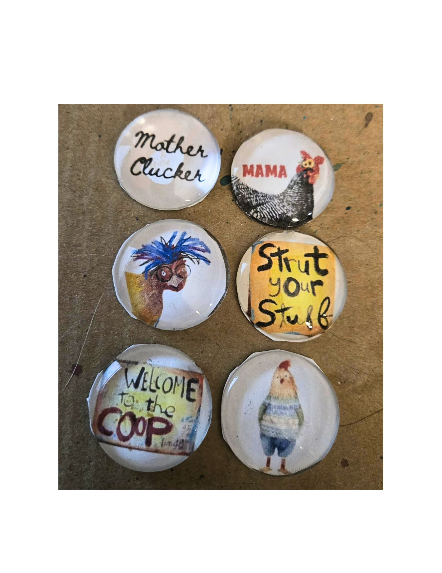Magnet Set-Chickens