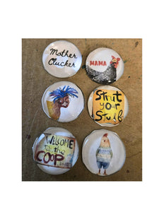 Magnet Set-Chickens
