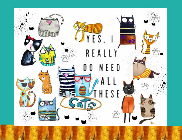 Pouch-NEW! ALL the CATS