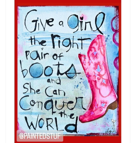Canvas - New! Boots!