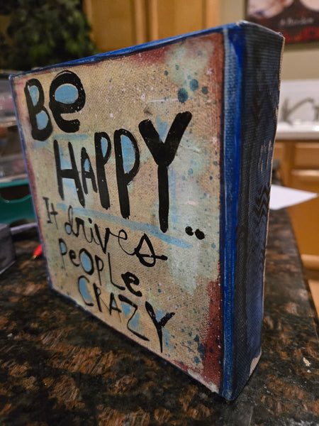 Canvas Art- HaPpy