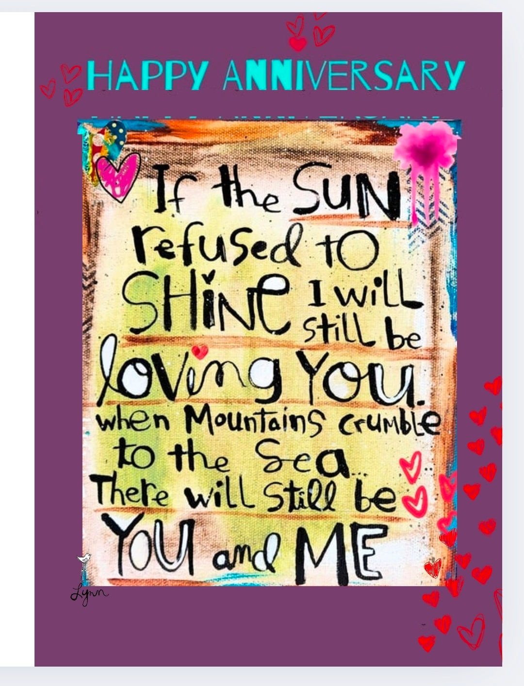 Greeting Card New!Anniversary