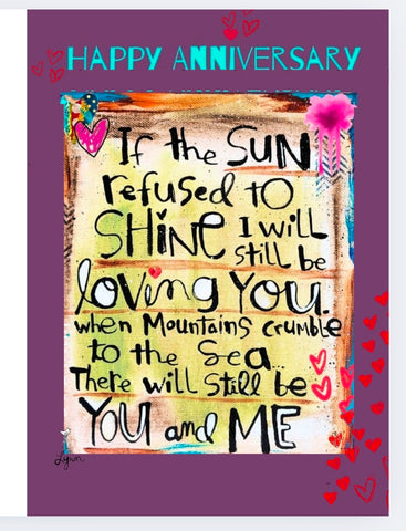 Greeting Card New!Anniversary
