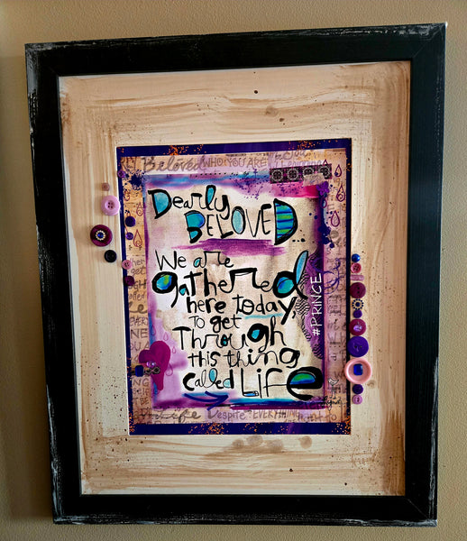 Framed-New! Dearly Beloved