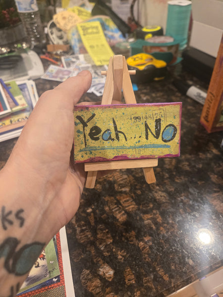 Mini Canvas & Easel- Yeah...NO