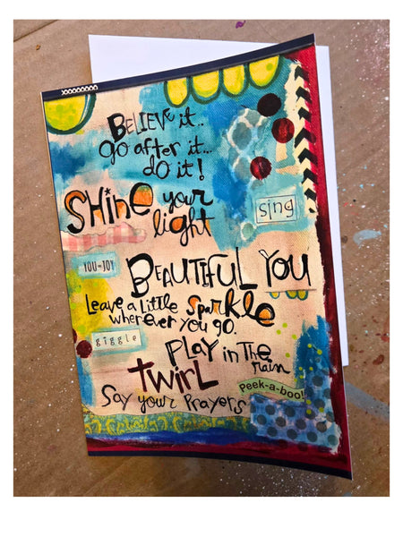 Greeting Card NEW! SHINE LIGHT