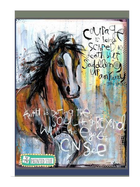 Greeting Card NEW! Horse