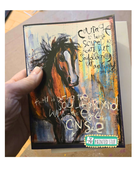 Greeting Card NEW! Horse