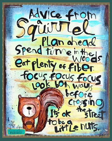 Canvas -NEW Squirrel Advice
