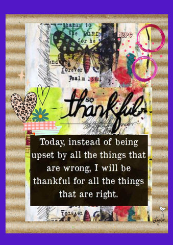Greeting Card New! Thankful Today